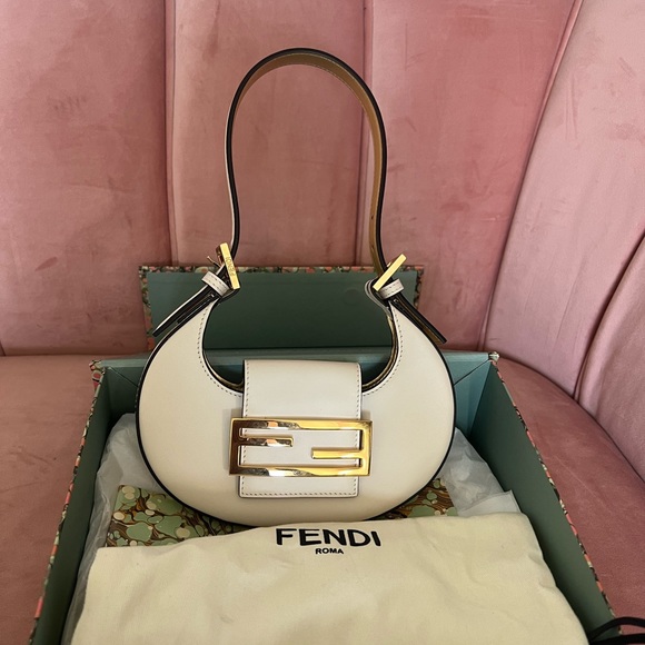 Fendi mini cookie bag white ivory - Picture 2 of 8